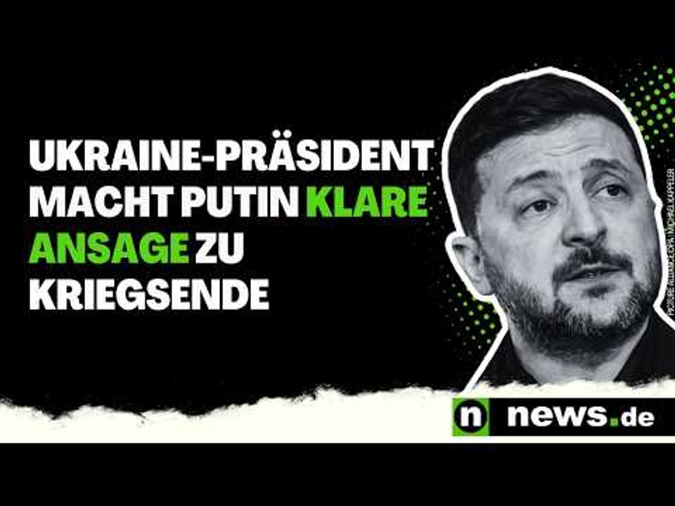 Wolodymyr Selenskyj: Ukraine-Präsident und Verbündete machen Putin klare Ansage zu Kriegsende
