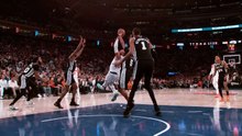 Brunson sinks circus shot against the Spurs