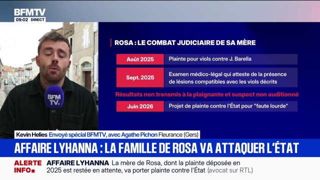 Mort de Lyhanna: la mère de Rosa, accusant Jérôme Barella de viols, va attaquer l'État en justice