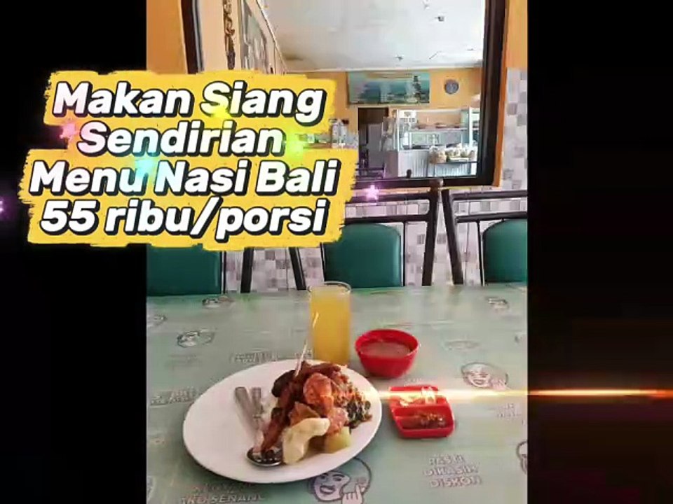 This was my most expensive lunch. Why? Because my lunch allowance was only IDR 20,000.