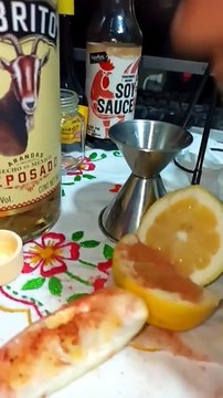 #Shot de #tequila cabrito reposado con #limon #eureka #shorts sal de #gusano de #maguey bien agusto