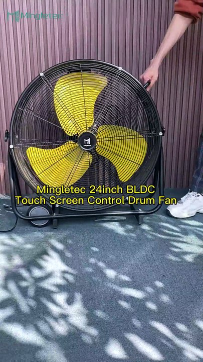 Mingletec 24inch BLDC Movable Drum Fan #mingletec #BLDC #drumfan #movable #touchscreen
