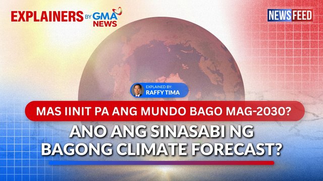 Mas iinit pa ang mundo bago mag-2030? Ano ang sinasabi ng bagong climate forecast? | GMA News Feed