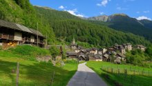 Fusio Switzerland Quiet Village in the Alps 4K 60fps