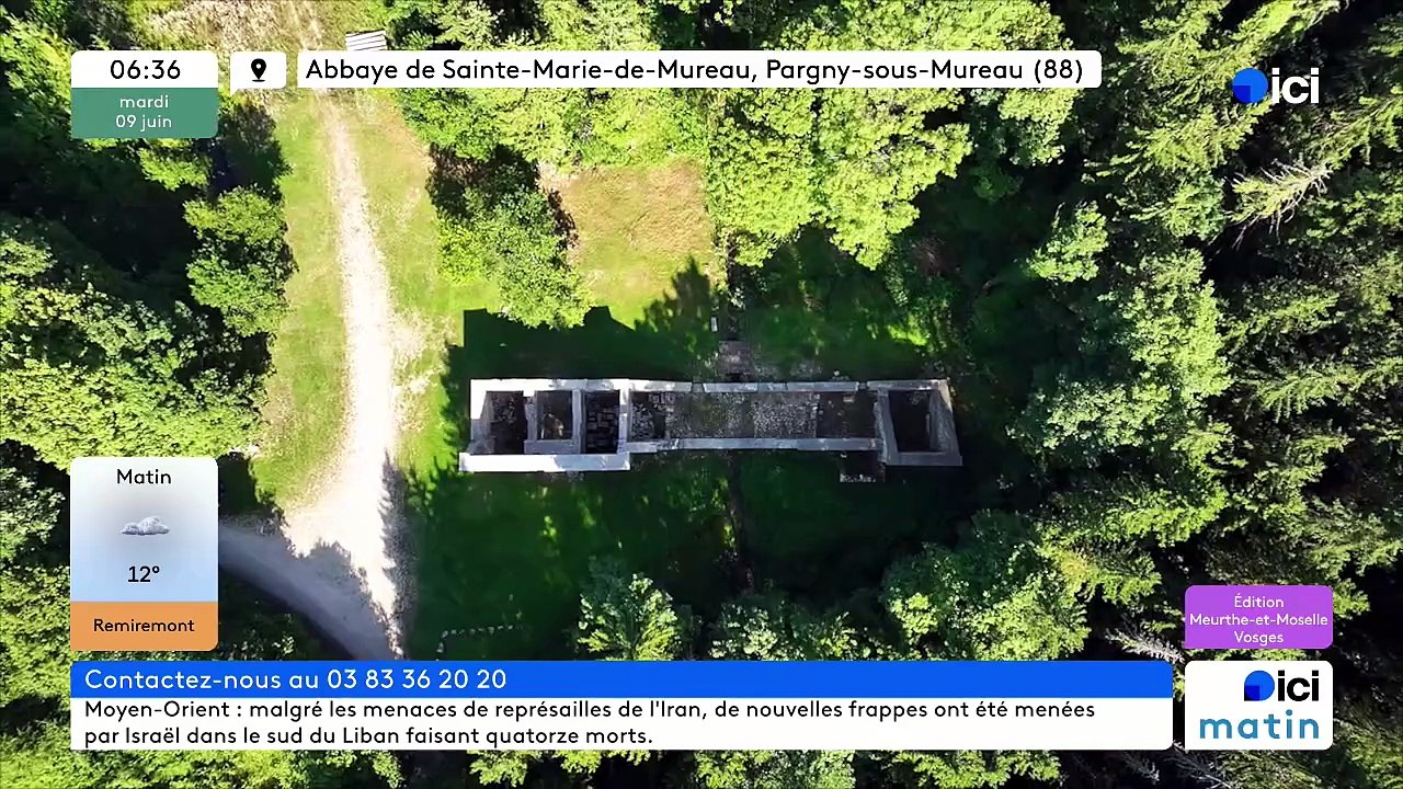 09/06/2026 -  ici matin par Ici Lorraine (Meurthe-et-Moselle et Vosges) en vidéo