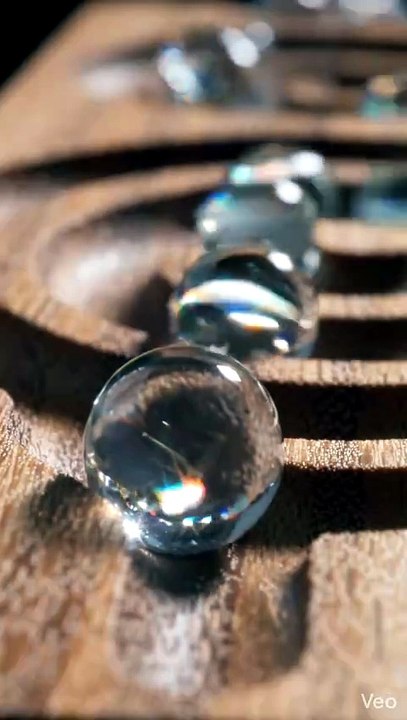 Crystal Spheres Rolling Down a Spiral Track ✨🔮 Satisfying Motion