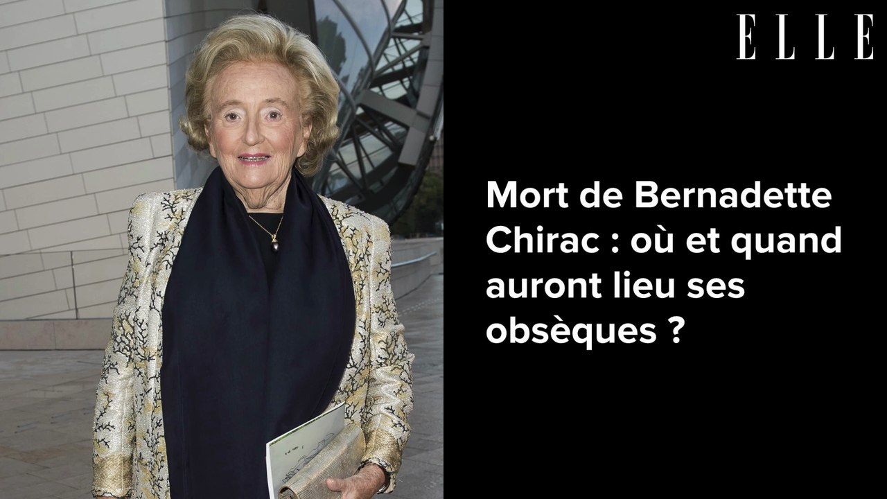 Mort de Bernadette Chirac : où et quand auront lieu ses obsèques ?