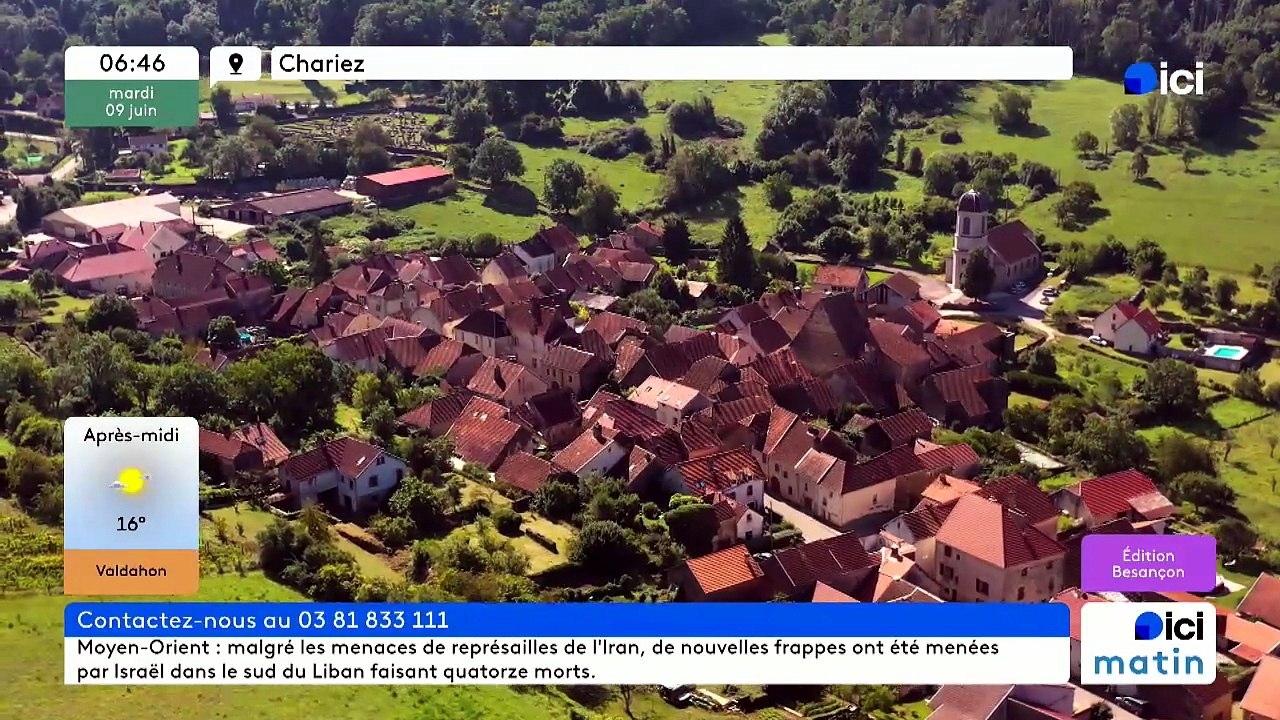 09/06/2026 - ici matin par ici Besançon en vidéo
