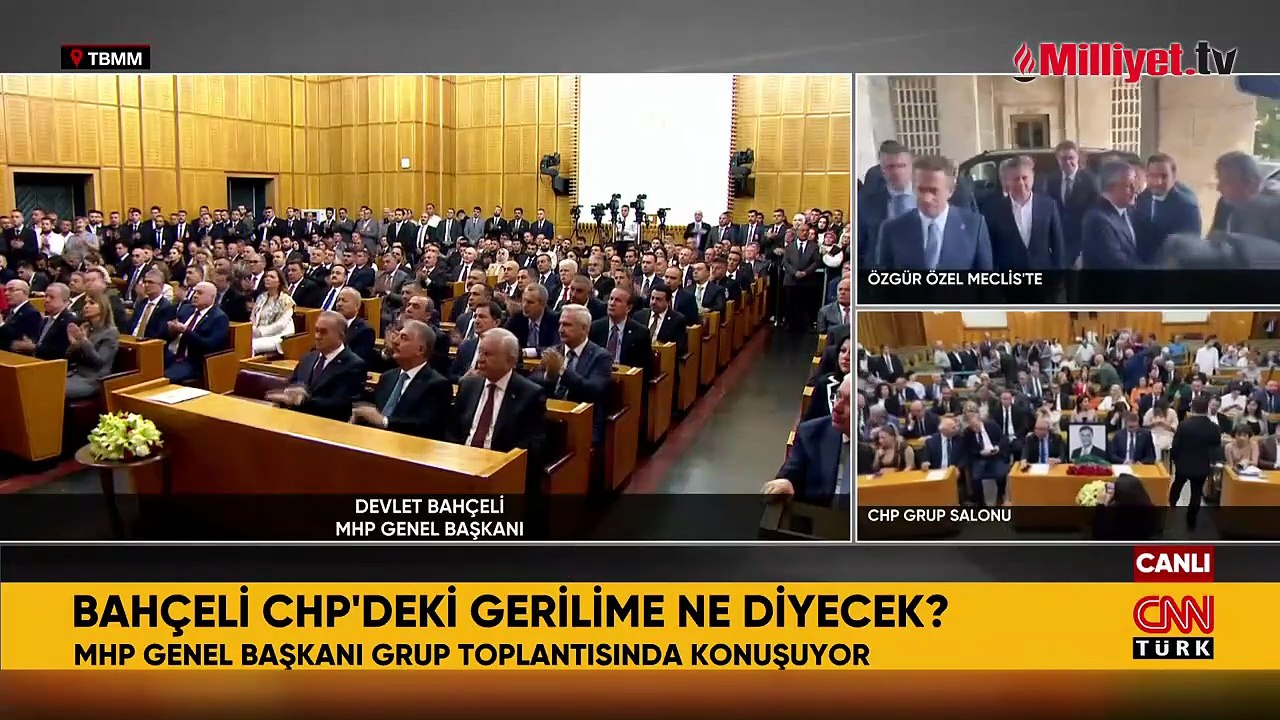 MHP lideri Bahçeli'den Özgür Özel'e çağrı: 'CHP'nin önünde iki yol vardır'