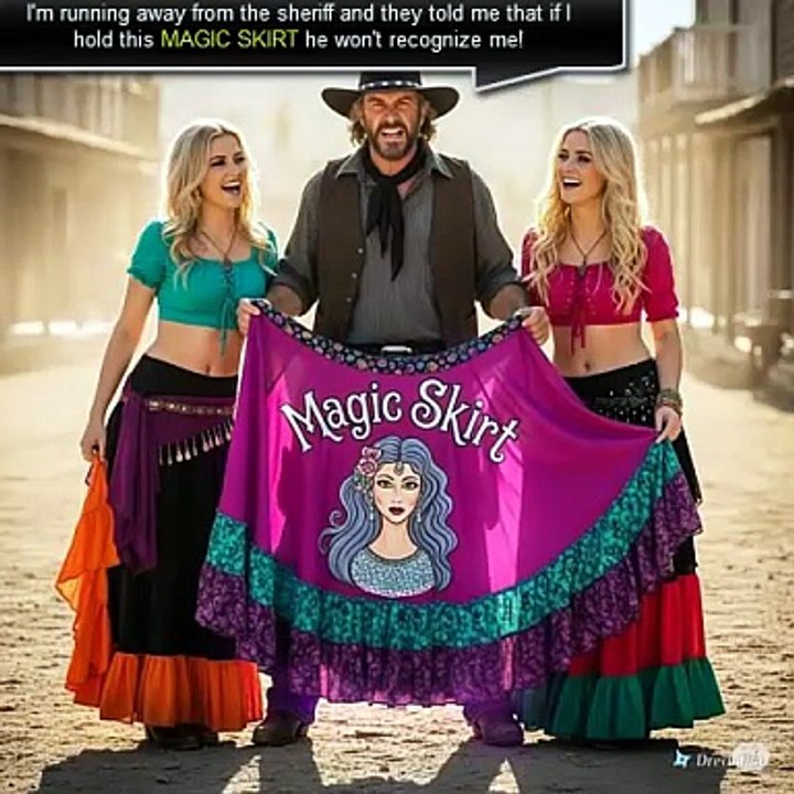 COWNBOY TO GIPSY GIRL! MAGIC GENDER CHANGE TRANSFORMATION!