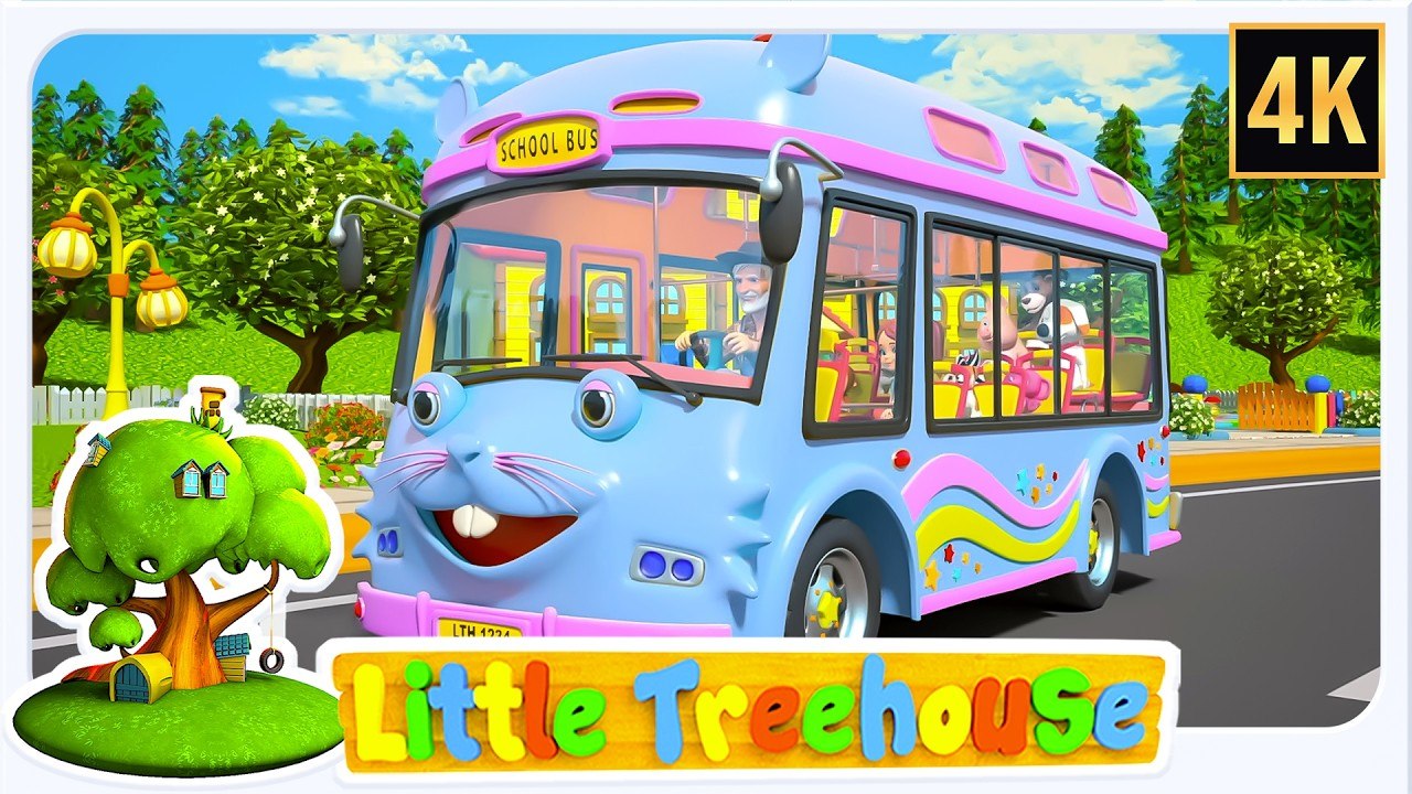 Wheels on the Bus By Zebra Française | Nursery Rhymes for Kids | Baby Songs
