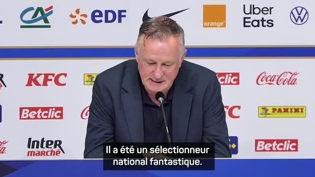 Irlande du Nord - Le sélectionneur rend un hommage vibrant à Didier Deschamps