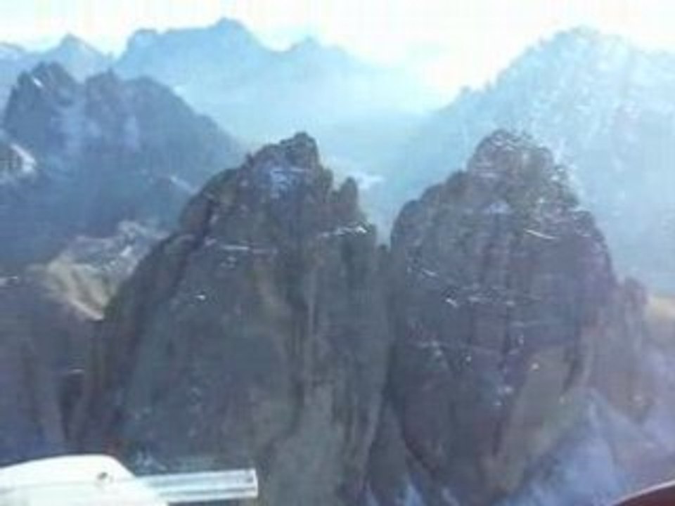 UL Flug über die 3 Zinnen