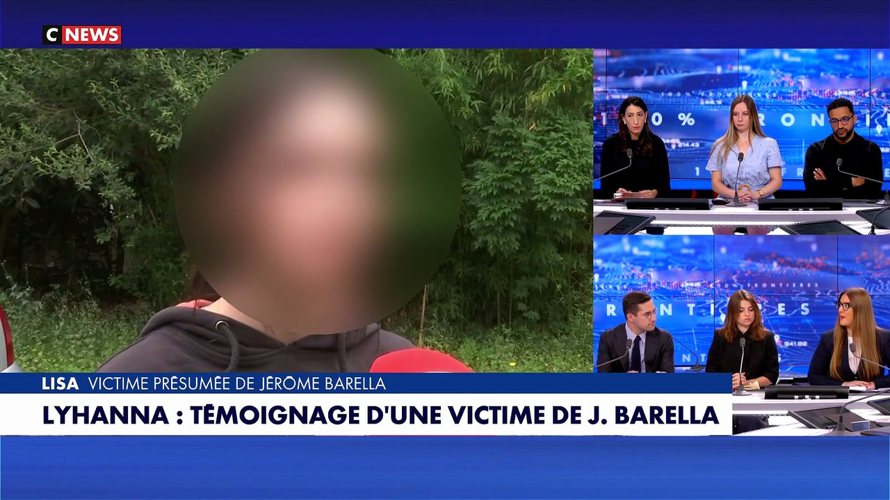 Meurtre de Lyhanna - Une victime présumée de Jérome Barella témoigne sur CNews : «Le personnage de Jérome Barella est vraiment bizarre»