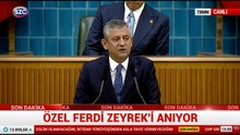 Özgür Özel, CHP grup toplantısında Ferdi Zeyrek'i böyle andı