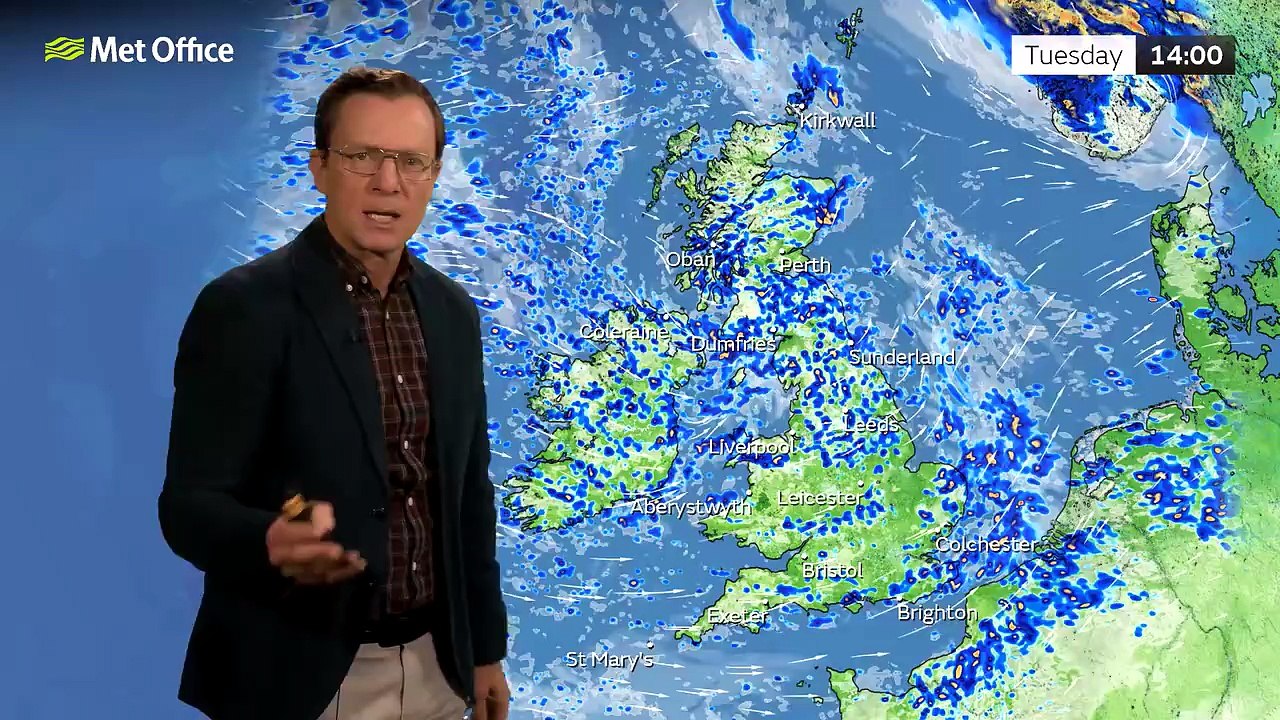 Met Office Tuesday Afternoon Weather Forecast 09/06/2026