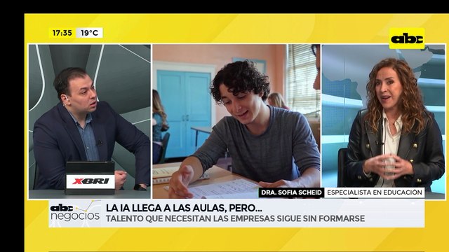 ABC Negocios: La IA llega a las aulas, pero... - talento que necesitan las empresas sigue sin formarse.