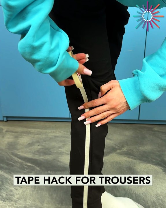 Quick pants upgrade with tape