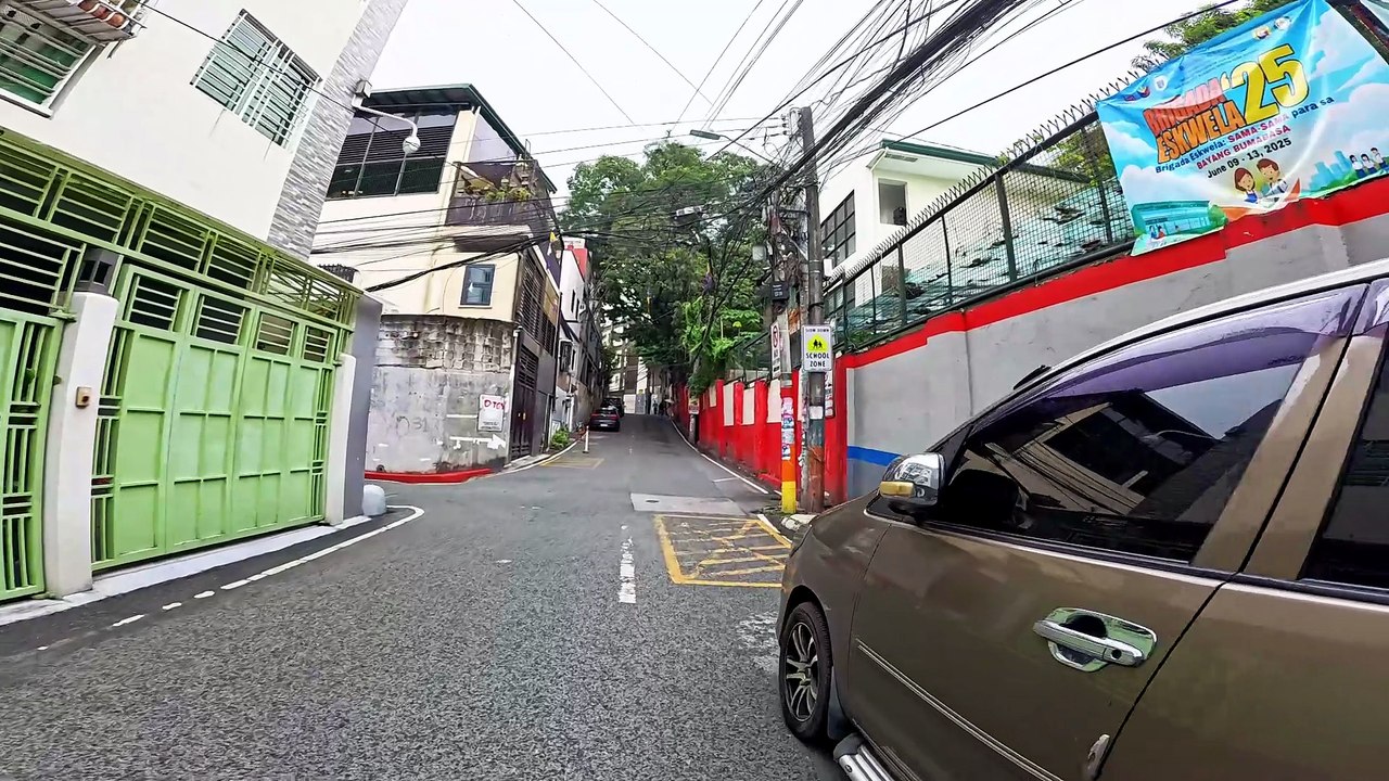 Neat Appearance on A. Luna Street in San Juan City in the Philippines