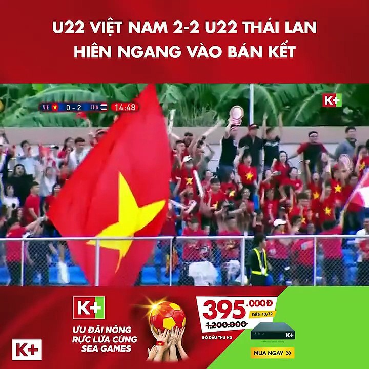 U22 Việt Nam 2-2 U22 Thái Lan - Goals and Highlights (5/12/2019) | K+PM HD