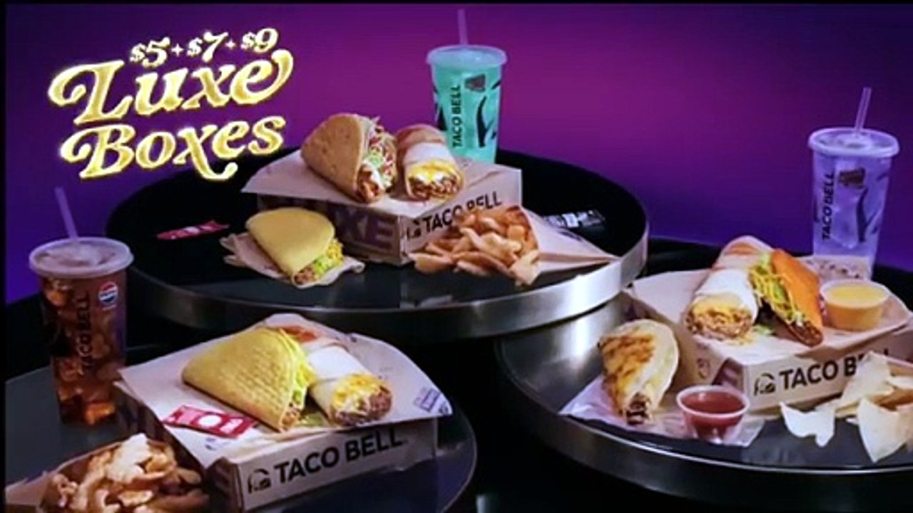Taco Bell $5, $7, and $9 Luxe Boxes Commercial 2026 - (June USA)