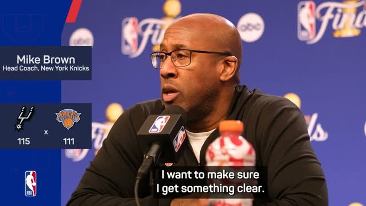 Brown slams the refs after Knicks' first Finals loss