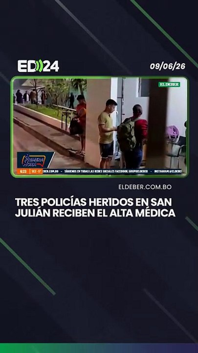 Tres policías her1dos en San Julián reciben el alta médica