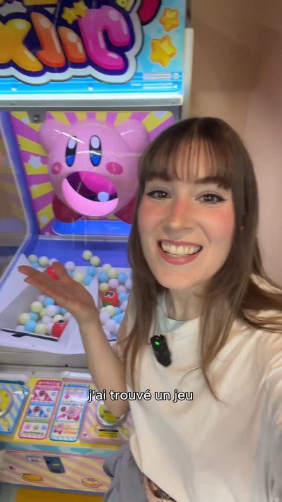 On a trouvé une borne d'arcade Kirby??? Je savais même pas que ça existait ! 😍#kirby #jeu d'arcade #gamecenter #taitostation #visitjapanfr