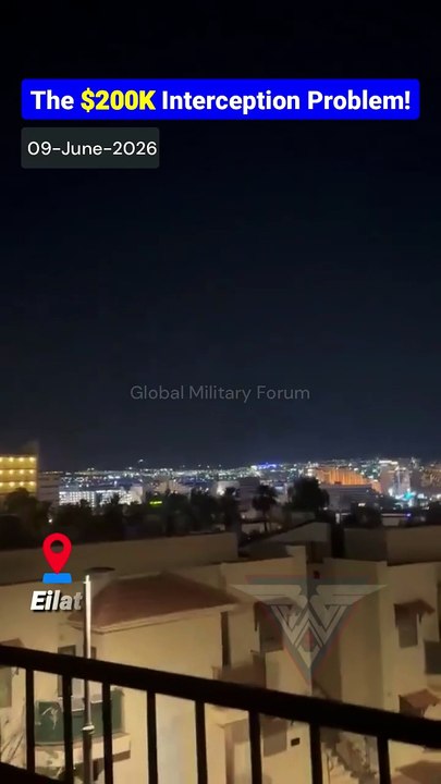 Iron Dome Double Missile Intercept