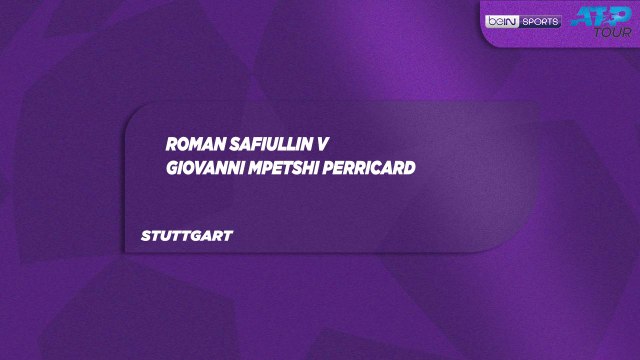 R. Safiullin vs. G. Mpetshi Perricard Match Highlights Stuttgart June 09, 2026