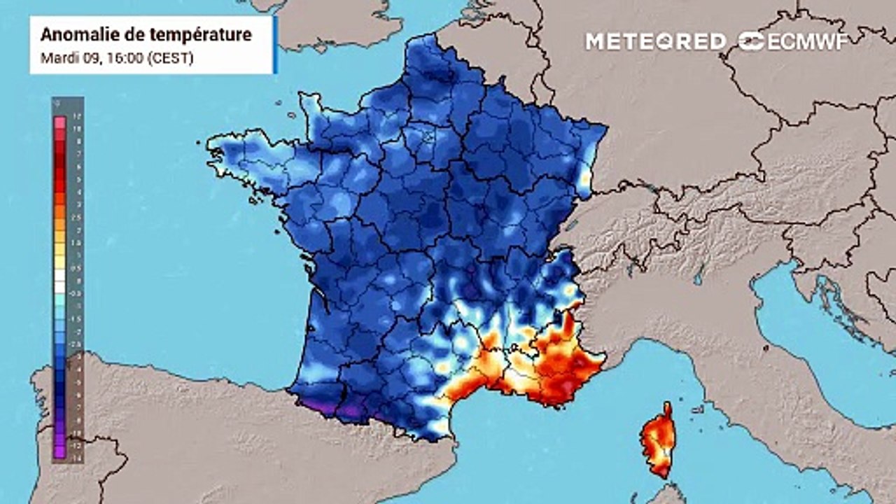 L'été interrompu en France, sous l’air polaire maritime : ce mercredi sera la journée la plus fraîche de la semaine