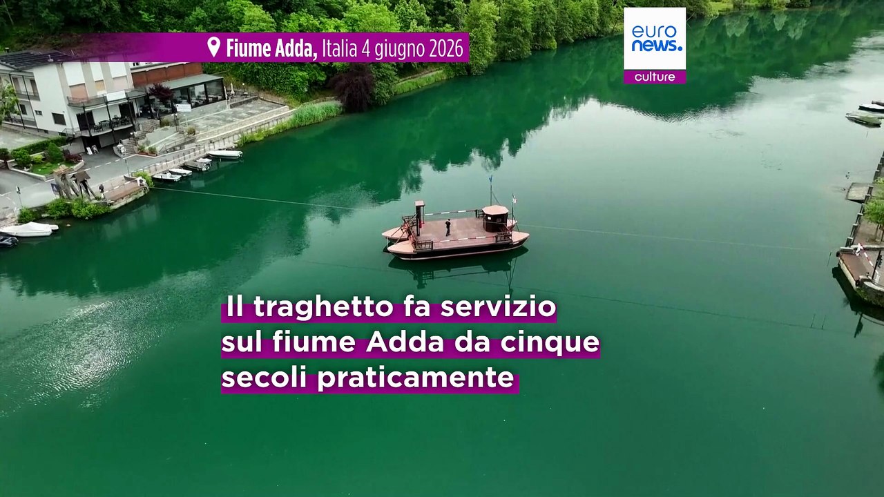 In Lombardia il Traghetto di Leonardo trasporta pendolari da cinquecento anni