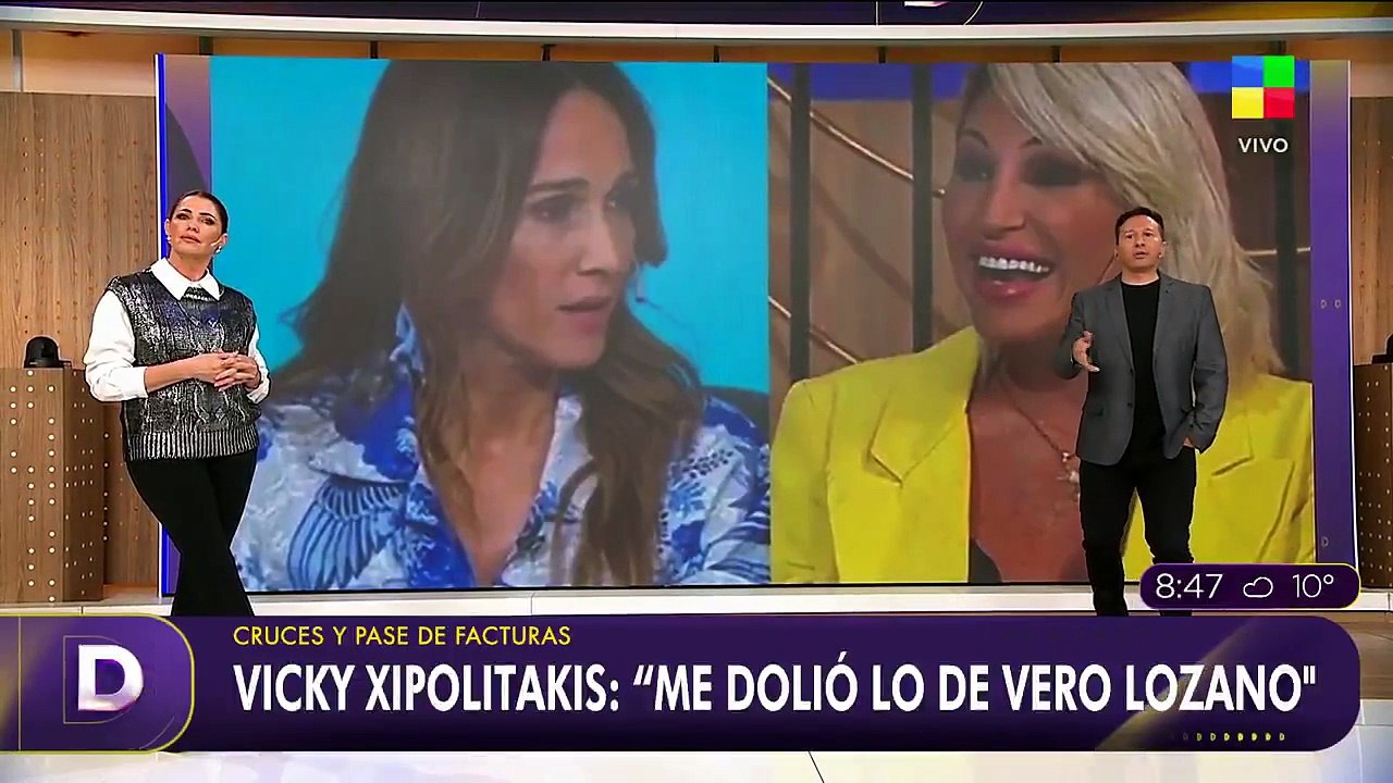 Vicky Xipolitakis habló del dolor que le causaron los dichos de Vero Lozano y ella respondió sin vueltas