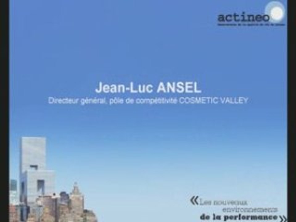 ACTINEO colloque 2 - 3 Jean-Luc ANSEL