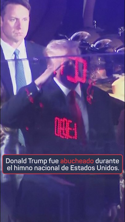 Trump, abucheado en las Finales de la NBA