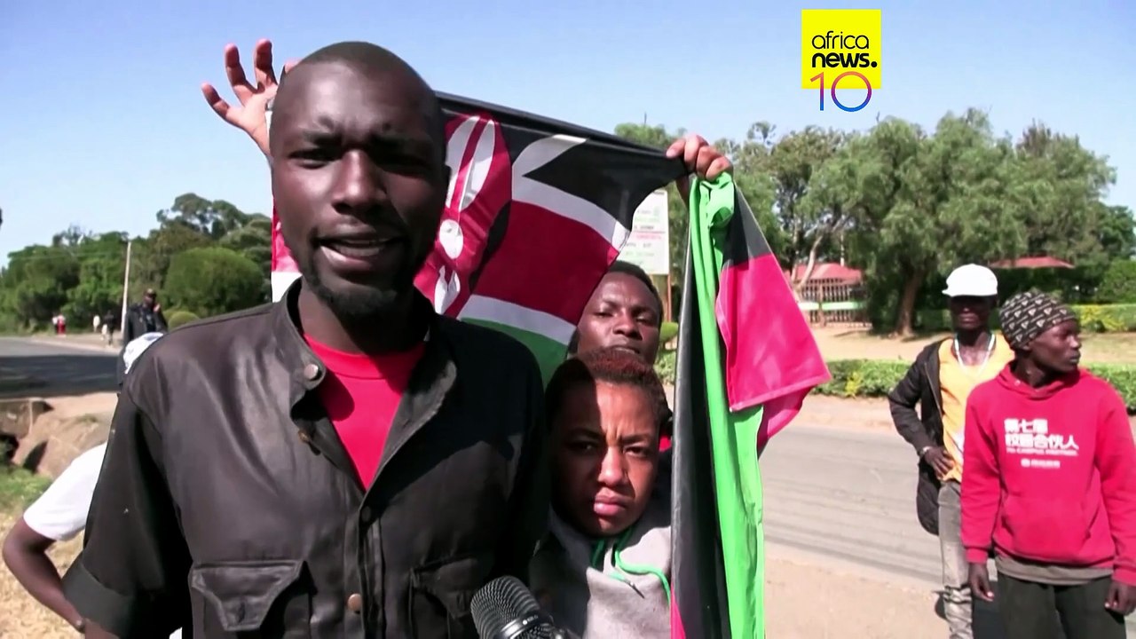 Kenyan police fire tear gas, make arrests at US Ebola centre protest