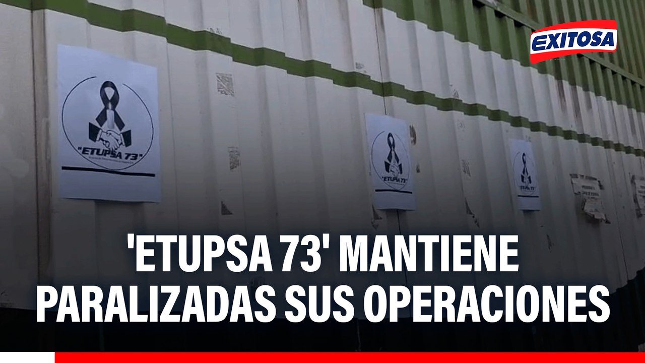 'ETUPSA 73' mantiene paralizadas sus operaciones tras el asesinato de uno de sus conductores en SMP