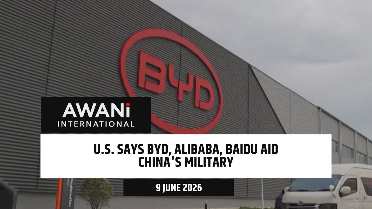 U.S. says BYD, Alibaba, Baidu aid China's military