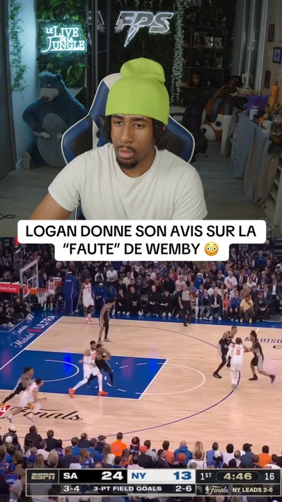 Logan donne son avis sur la faute de Wemby !