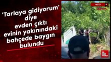 Hatay'da 'Tarlaya gidiyorum' diye evden çıktı, evinin yakınındaki bahçede baygın bulundu