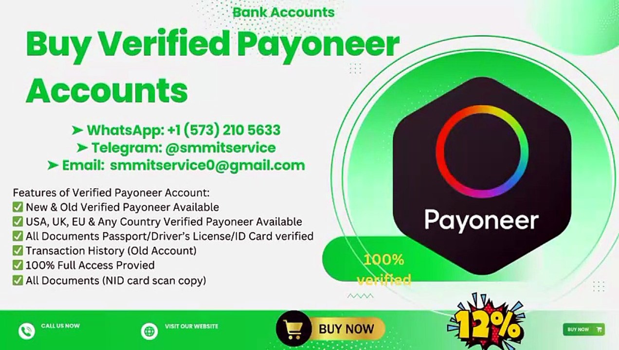 Best 6 Sites To Buuuuuuuuuy Verified Payoneer Accounts
