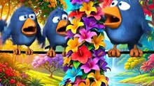 Epic Flower Tower FAIL! 🌸 Talking Birds On A Wire Game
