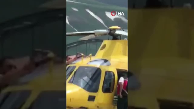 Erzurum’da zamana karşı yarış: Kalp krizi geçiren hasta ambulans helikopterle hastaneye yetiştirildi
