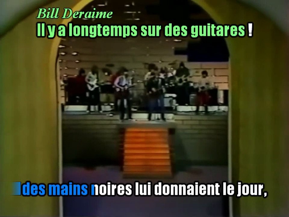 Johnny Hallyday & Bill Deraime_La musique que j'aime (Clip 1981)