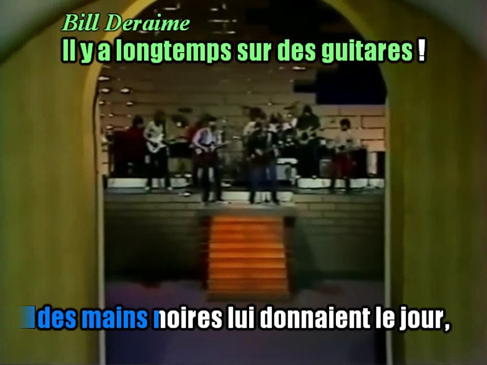 Johnny Hallyday & Bill Deraime_La musique que j'aime (Clip 1981)karaoké