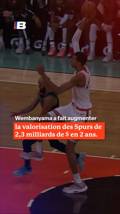 🤑 Wembanyama fait gonfler la valorisation des Spurs ⁉️