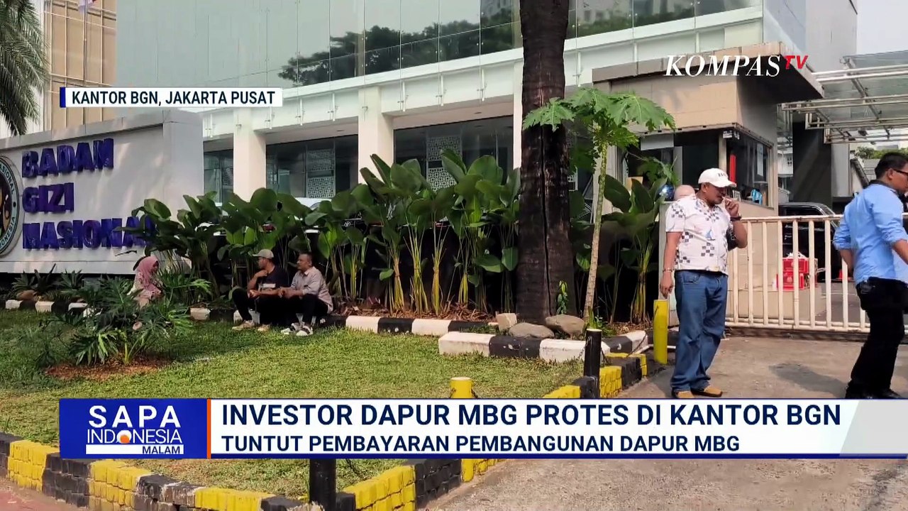 Tuntut Pembayaran, Investor Dapur MBG Ngamuk di Kantor BGN | SAPA MALAM