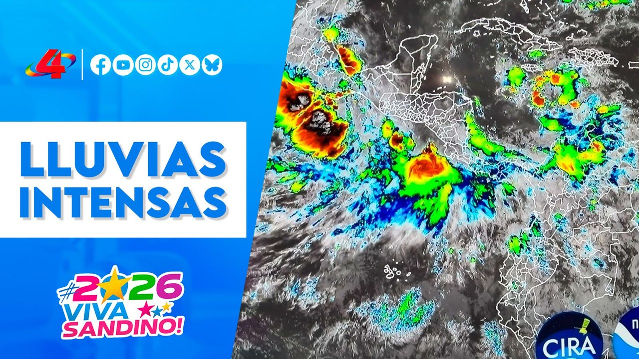 🚨 INETER: Depresión tropical intensificará las lluvias y el oleaje en Nicaragua