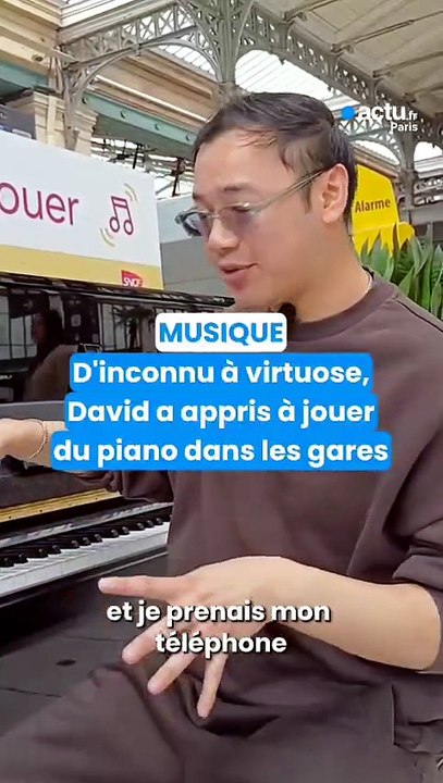 David Dang a appris à jouer du piano dans les gares
