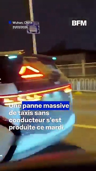 Chine: des robotaxis tombent en panne simultanément et paralysent leurs passagers sur la route